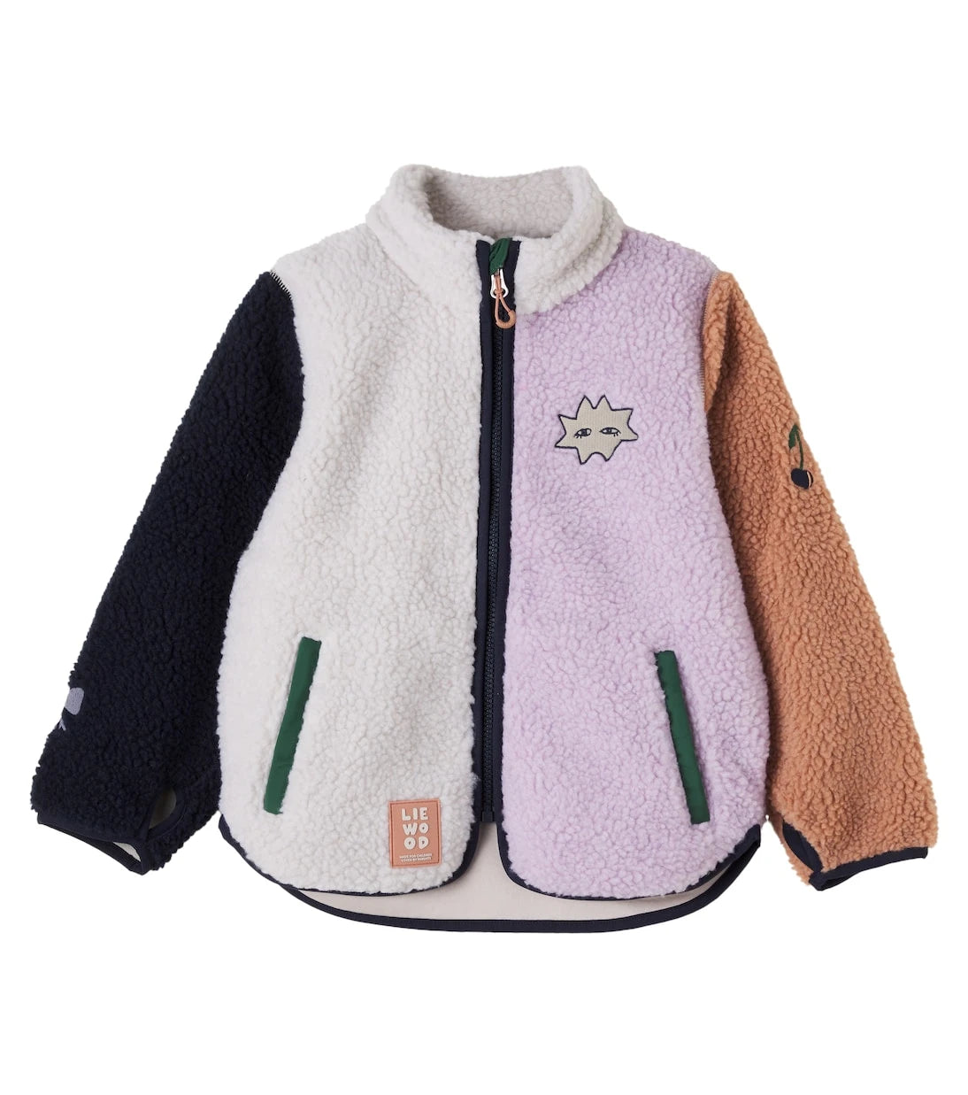 Liewood - Nolan colorblocked fleece jacket