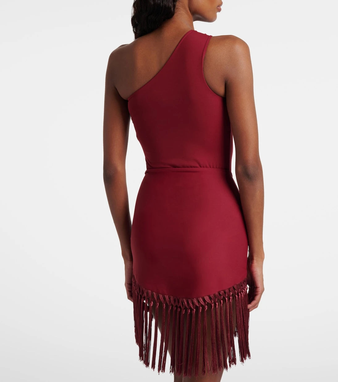 Taller Marmo - One-shoulder swimsuit and beach cover-up set