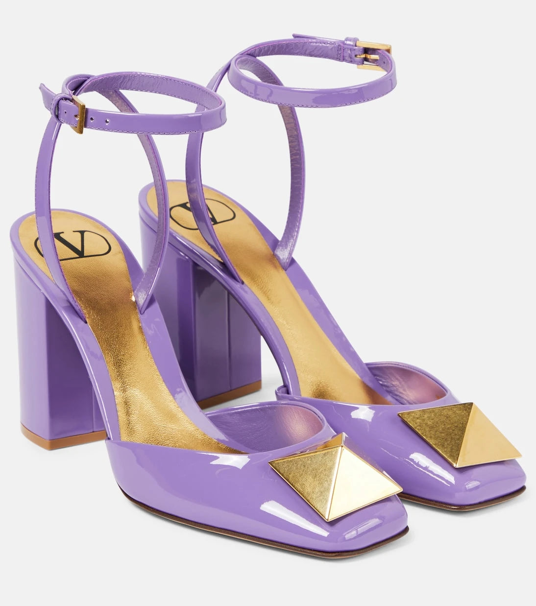 Valentino Garavani - One Stud patent leather pumps