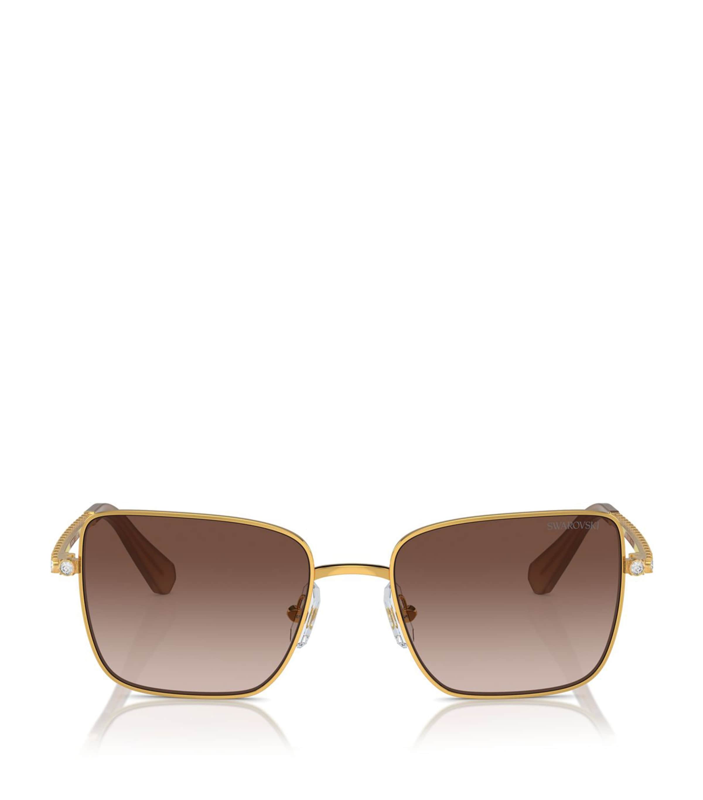 Swarovski Yellow Metal SK7015 Sunglasses