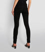 Joseph Black Suede Stretch Leggings