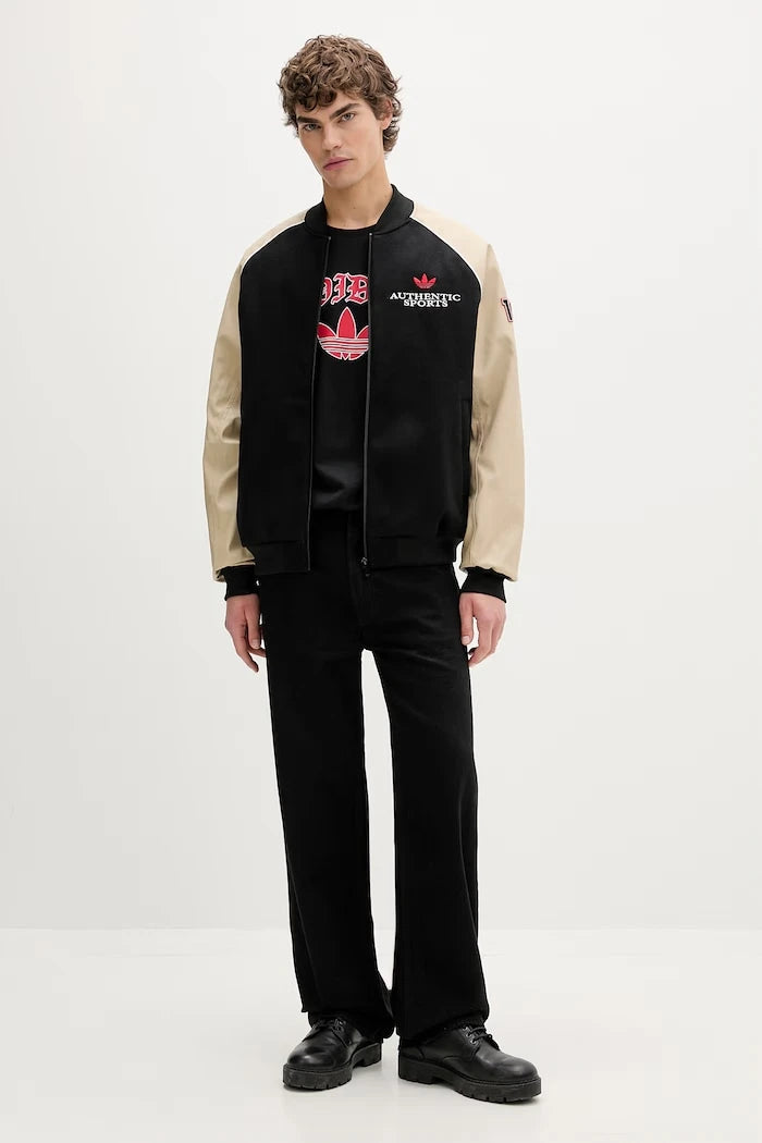 Yünlü bomber ceket adidas Originals