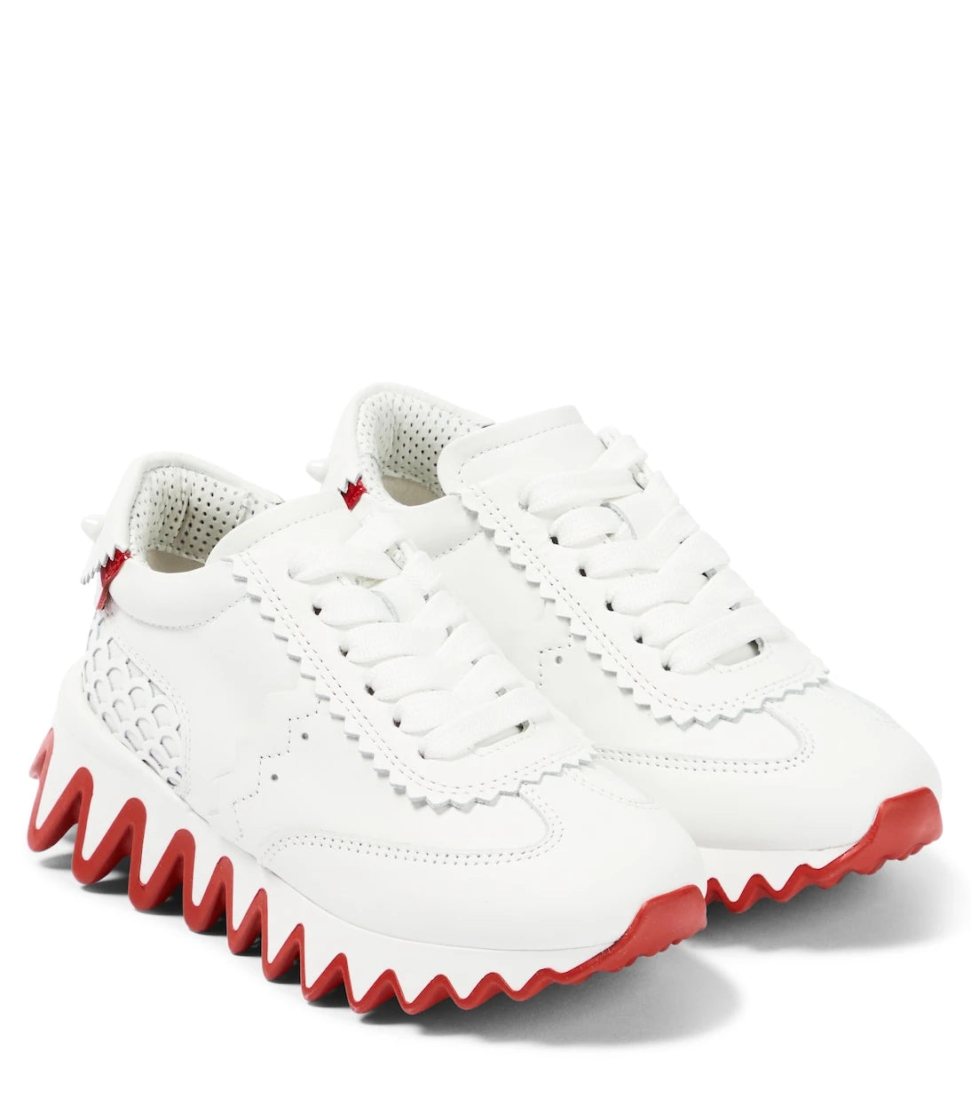 Christian Louboutin Kids - Shark leather sneakers