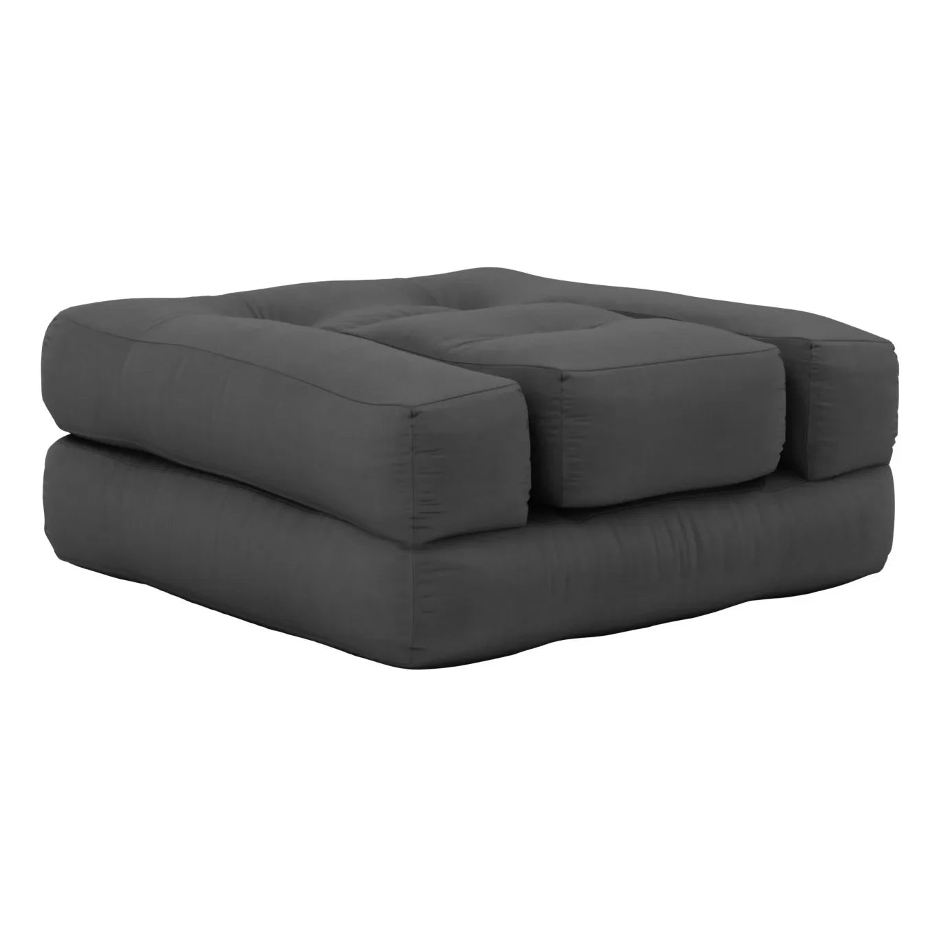 Karup Design - Children's Cube Pouf Armchair | Dark grey