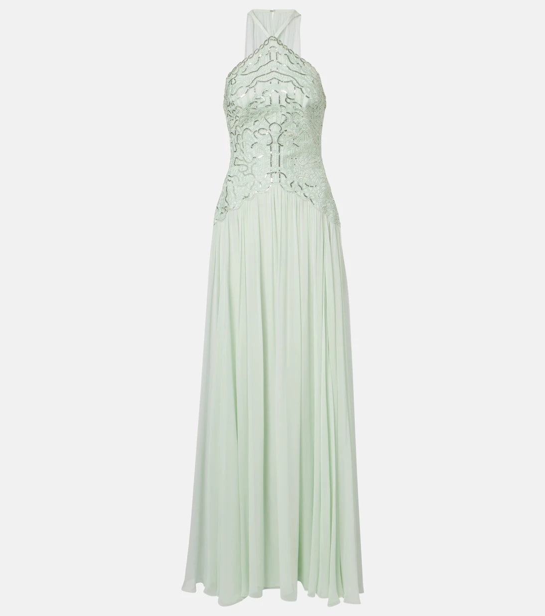 Elie Saab - Sequined silk-blend gown