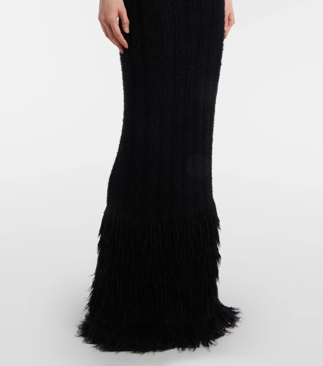 Khaite - Fiore silk and cashmere maxi dress