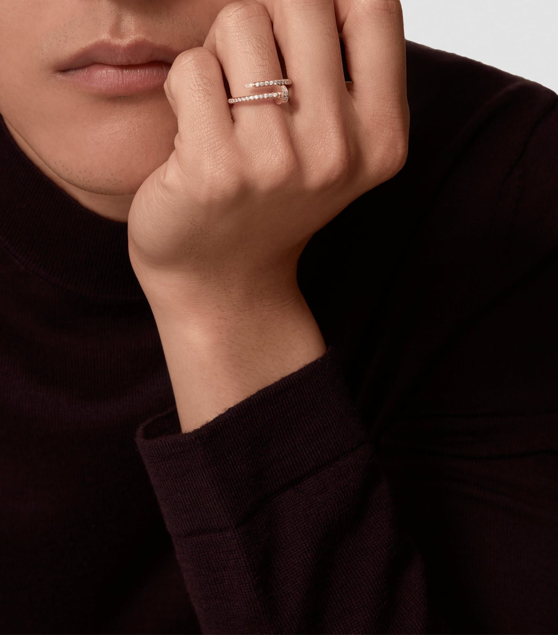 Yellow Gold and Diamond Juste un Clou Ring