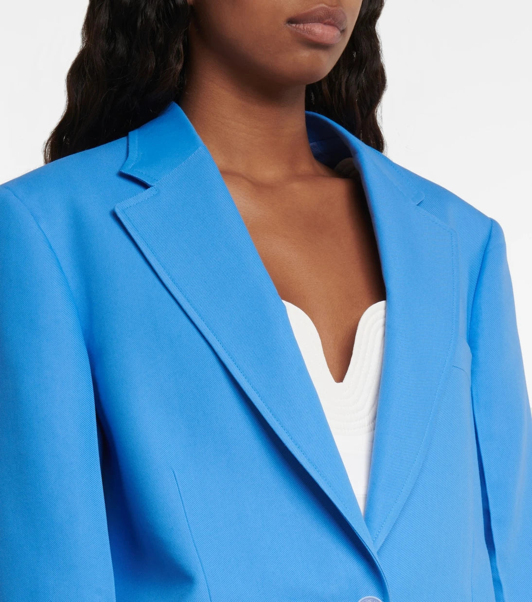 Stella McCartney - Single-breasted twill blazer
