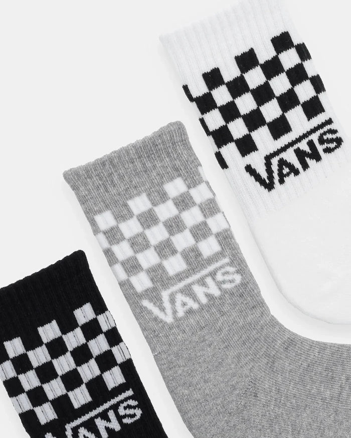 Çocuk Vans Classic Check Crew Çorapları (3'lü)