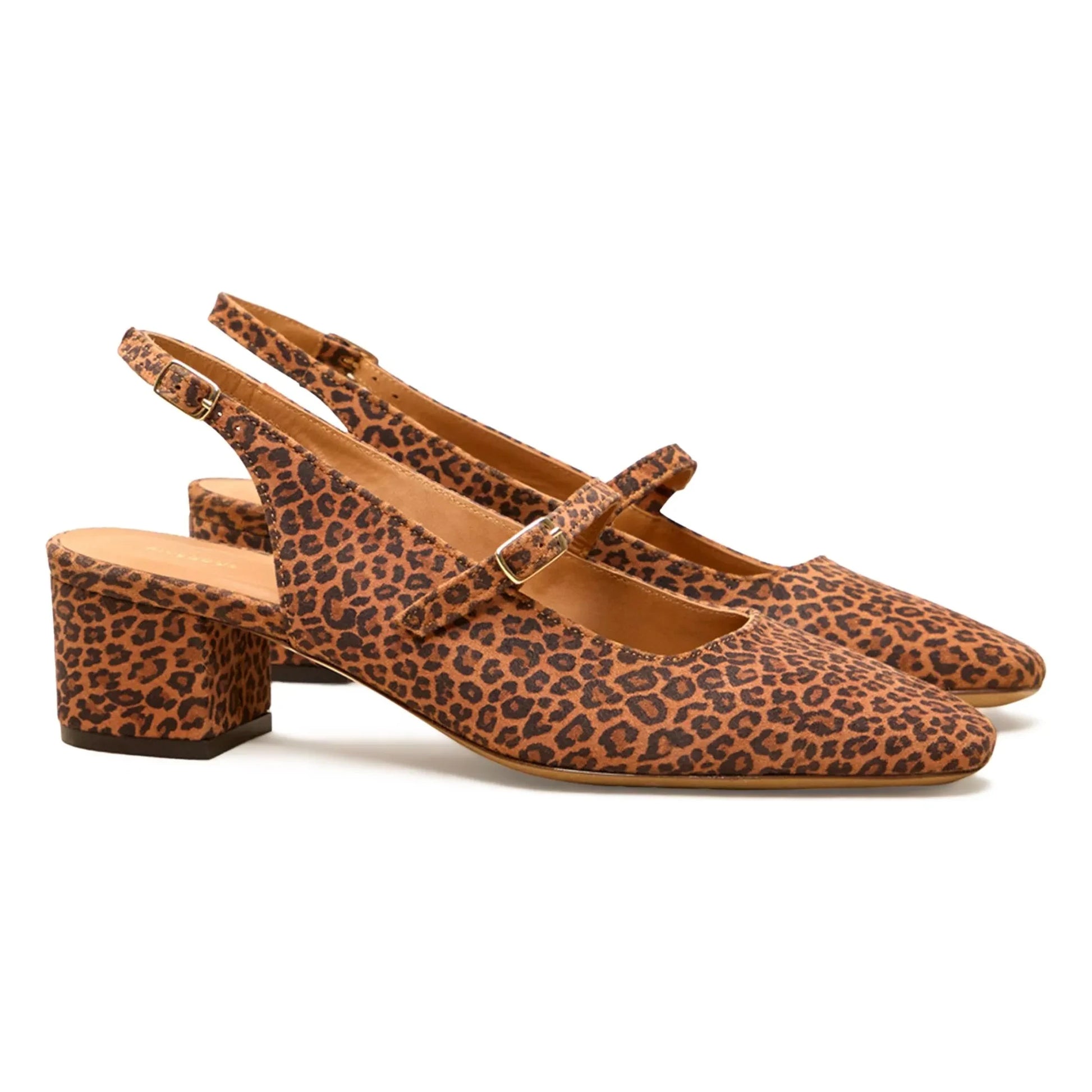 Rivecour - Babies n°424 Printed leather | Leopard