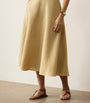 Linen Erica Midi Skirt