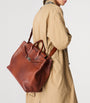 Bottega Veneta White Small Calfskin Andiamo Voyager Holdall