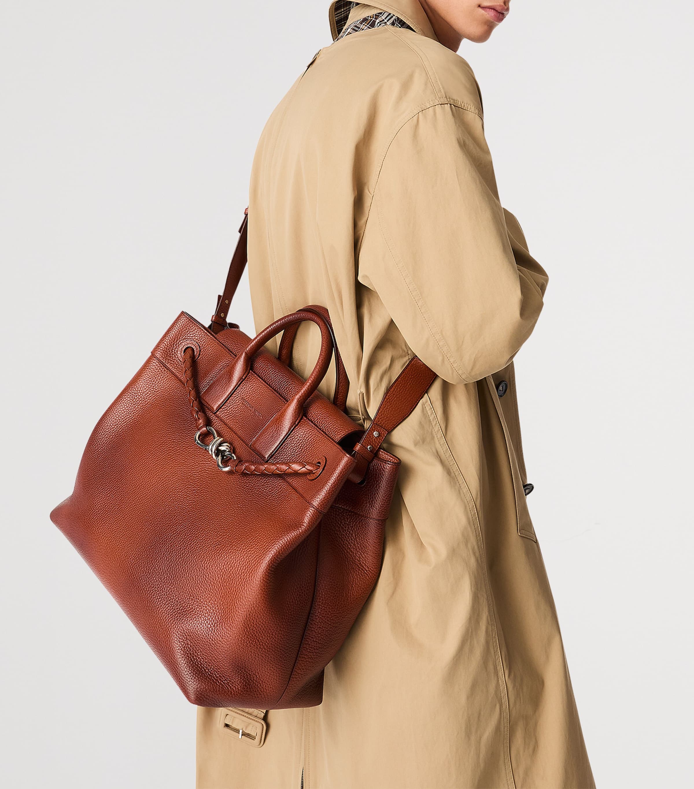 Small Calfskin Andiamo Voyager Holdall