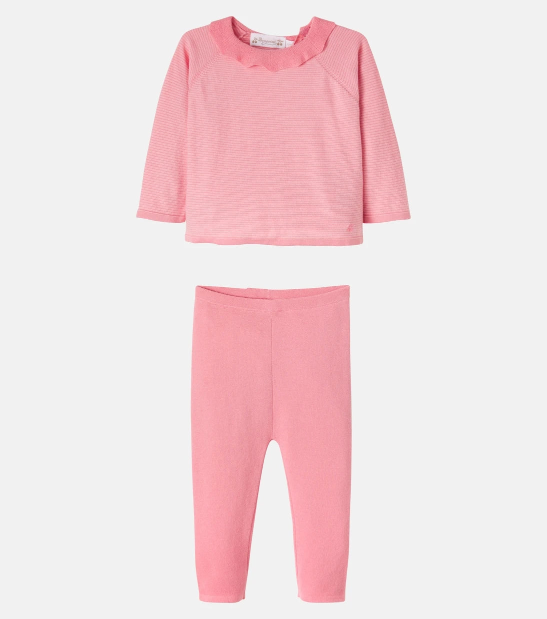 Bonpoint - Baby Anisa cotton shirt and pants set