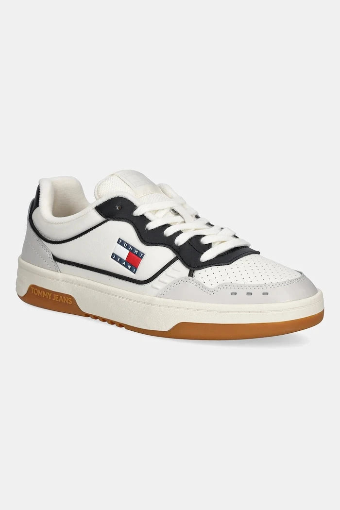 Кожени маратонки Tommy Jeans TJM CUPSOLE ELEVATED LEATHER