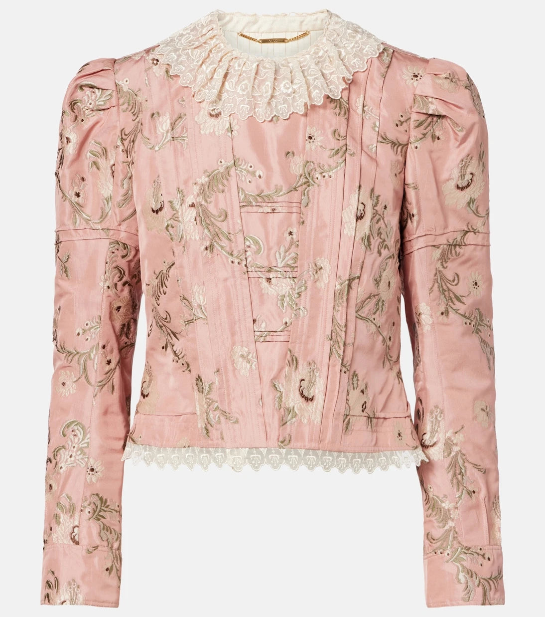 Chloé - Silk-blend taffeta jacquard jacket