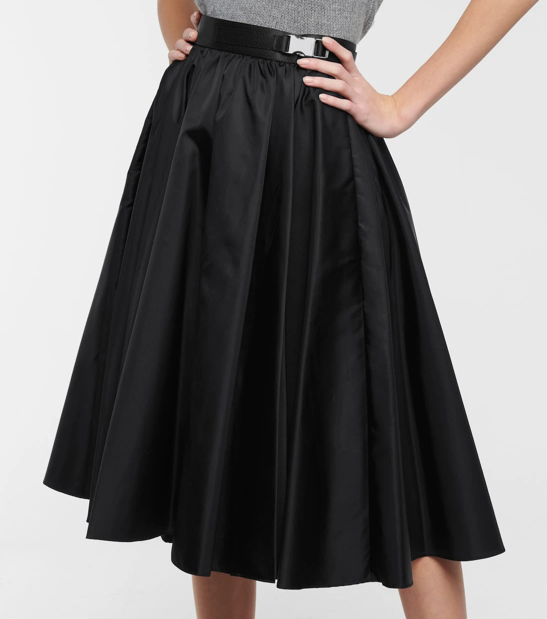 Prada - Re-nylon midi skirt