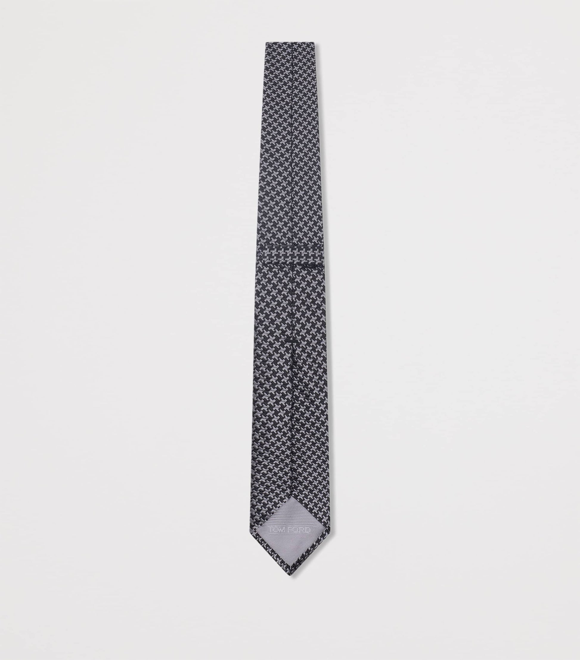 Silk Pied de Poule Tie