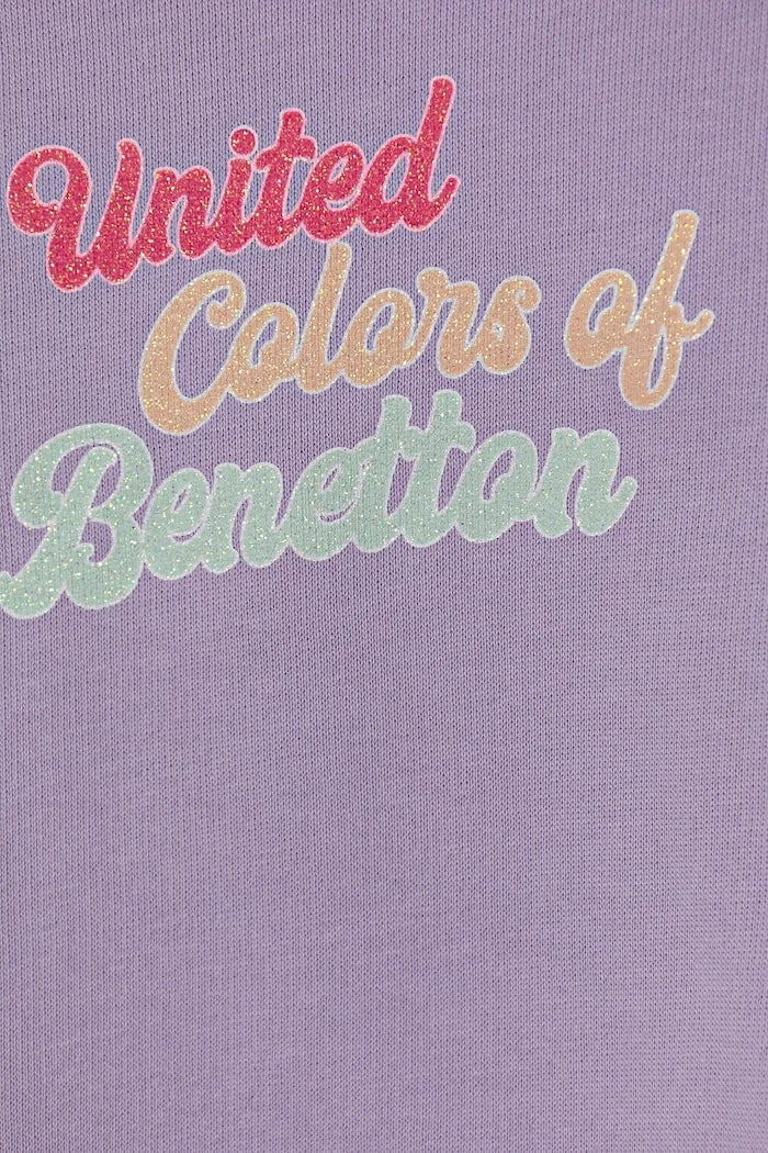 United Colors of Benetton Çocuk Pamuklu Sweatshirt