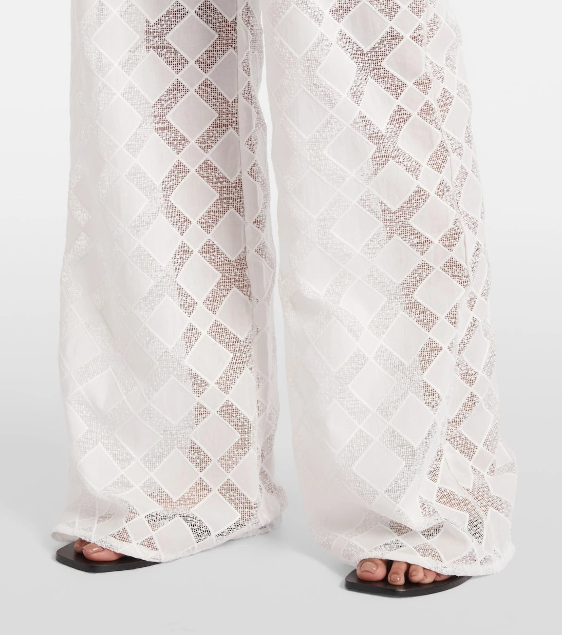 Tove - Kaia embroidered wide-leg pants