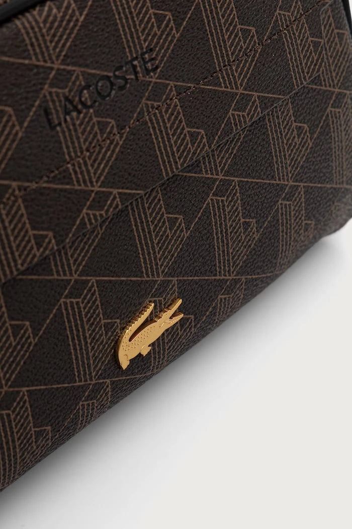 Lacoste suni deri kozmetik çantası