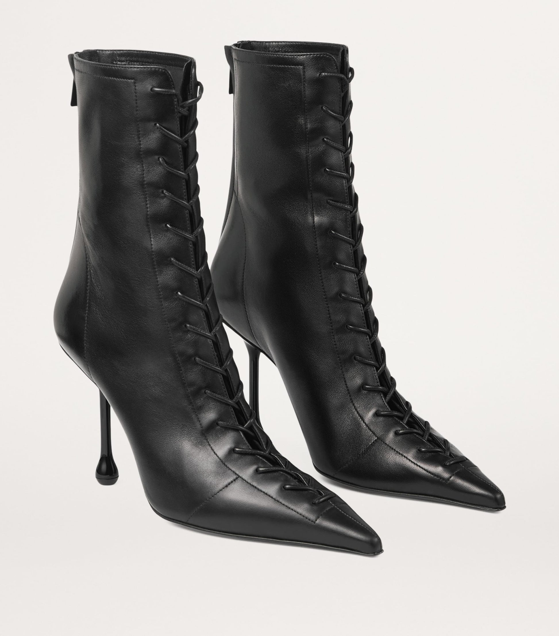 Jimmy Choo Black Scarlett 95 Leather Boots