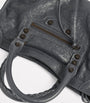 Balenciaga Grey Small Leather Le City Top-Handle Bag