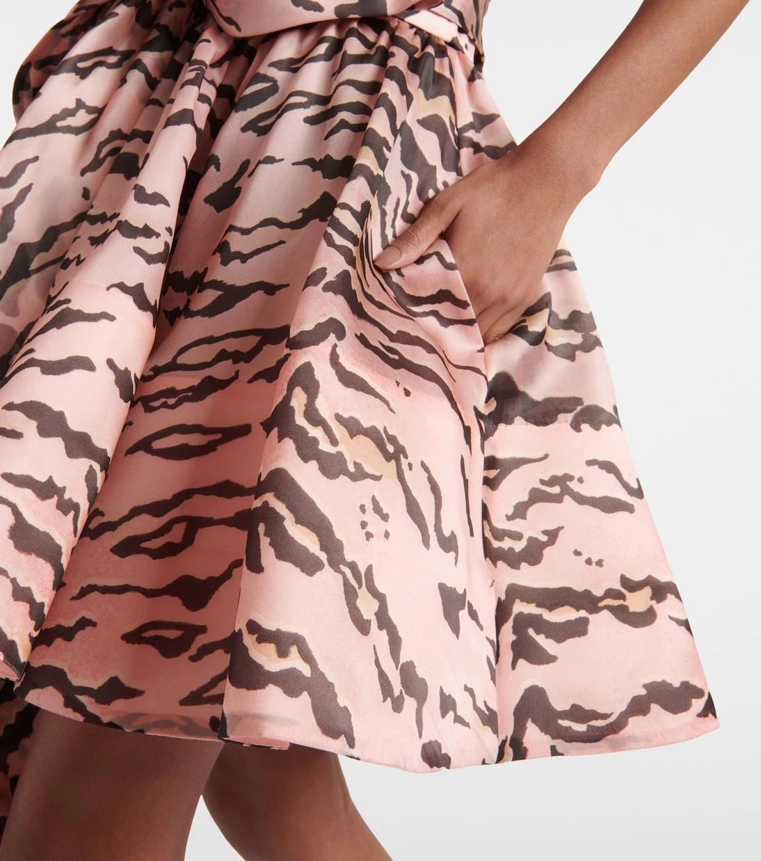 Zimmermann - Matchmaker fiyonk detaylı ipek mini elbise