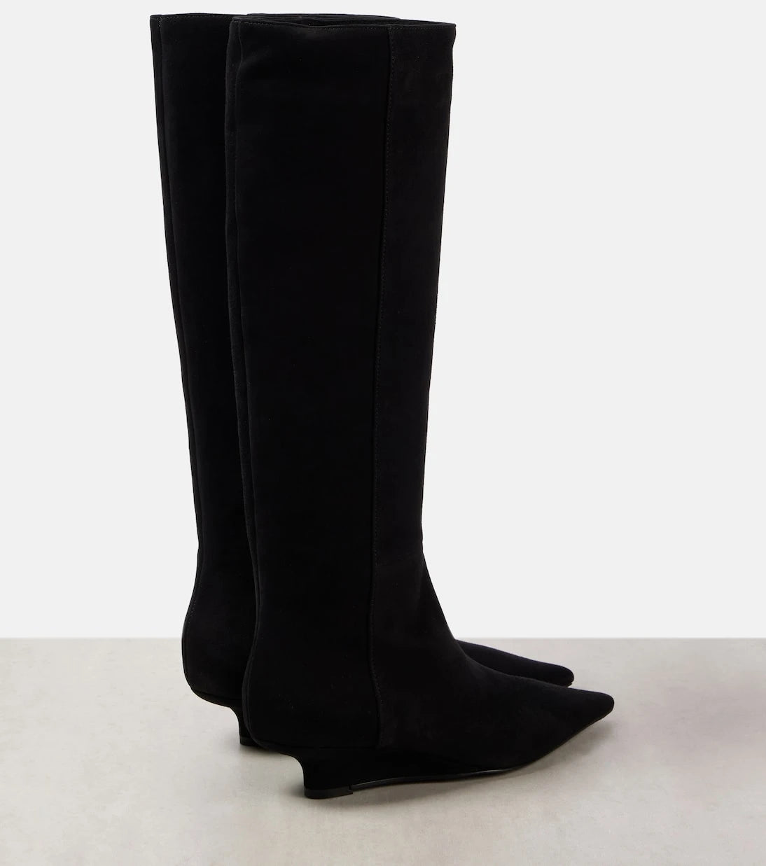 Toteme - Sharp 40 suede knee-high boots