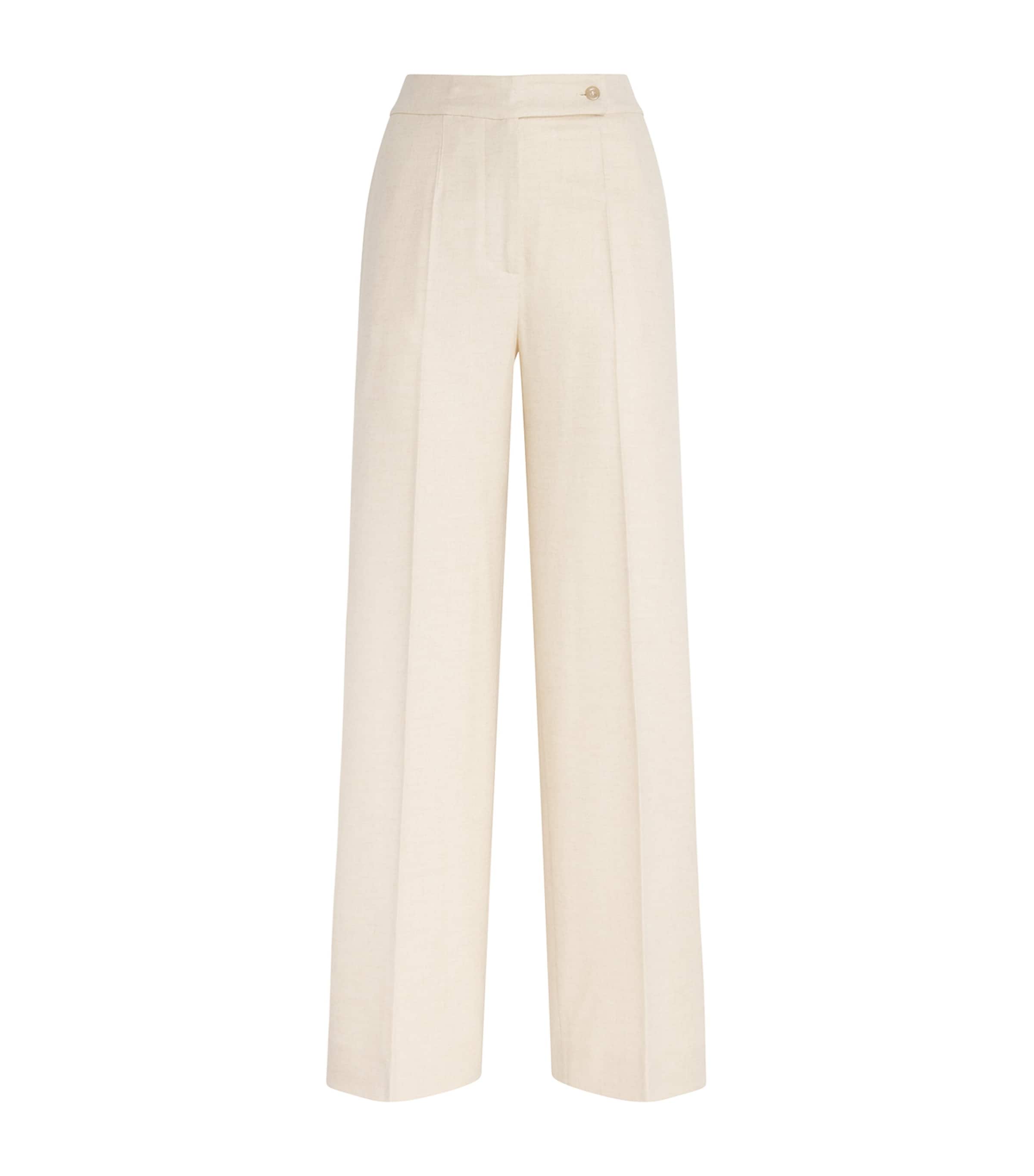 Cashmere Straight Tailored Trousers