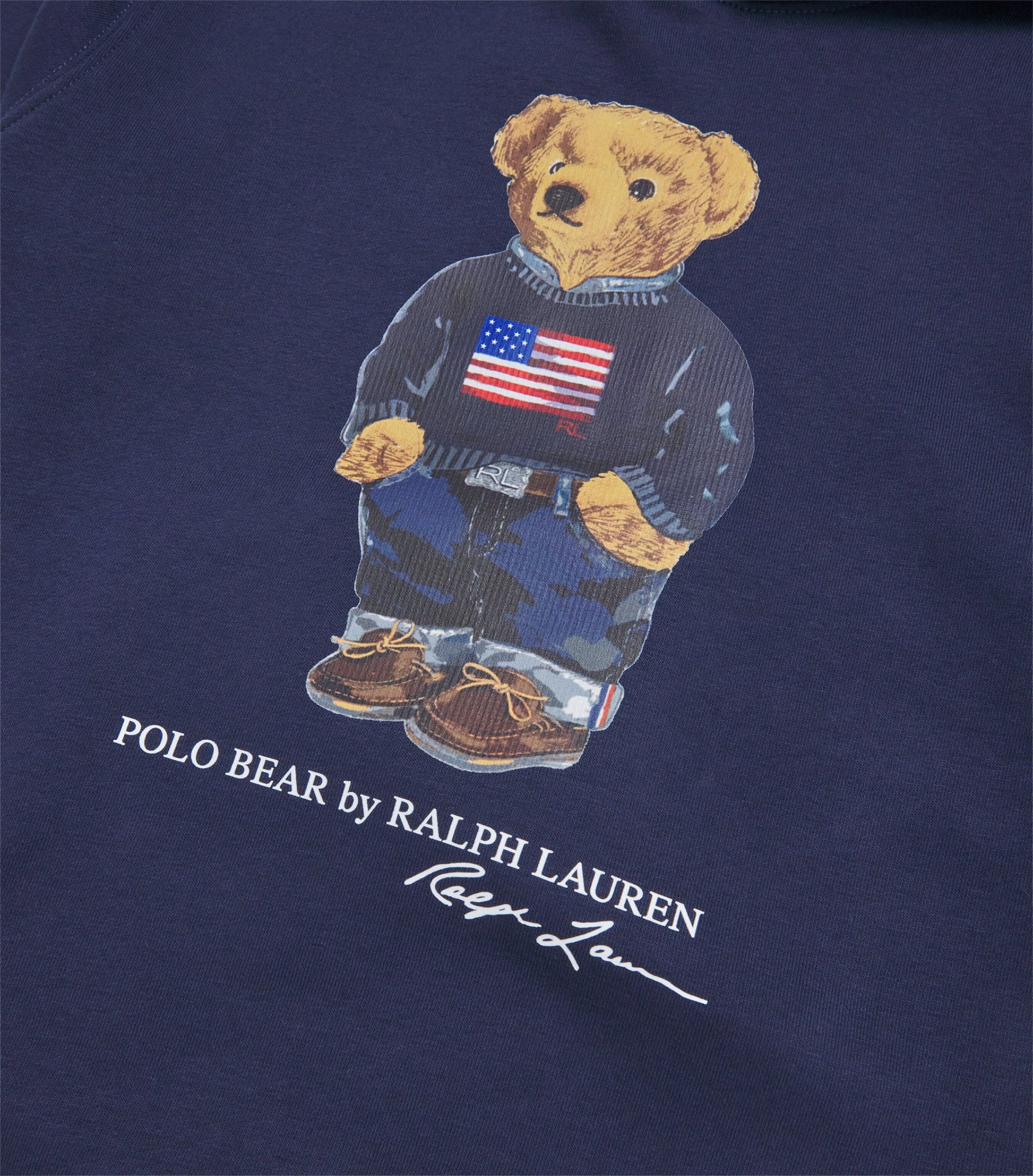 Ralph Lauren Kids Cotton-Blend Polo Bear Hoodie (6-14 Years)