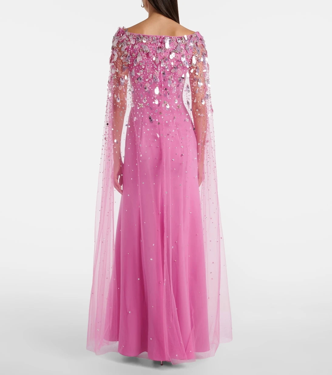 Jenny Packham - Bittersweet beaded caped gown