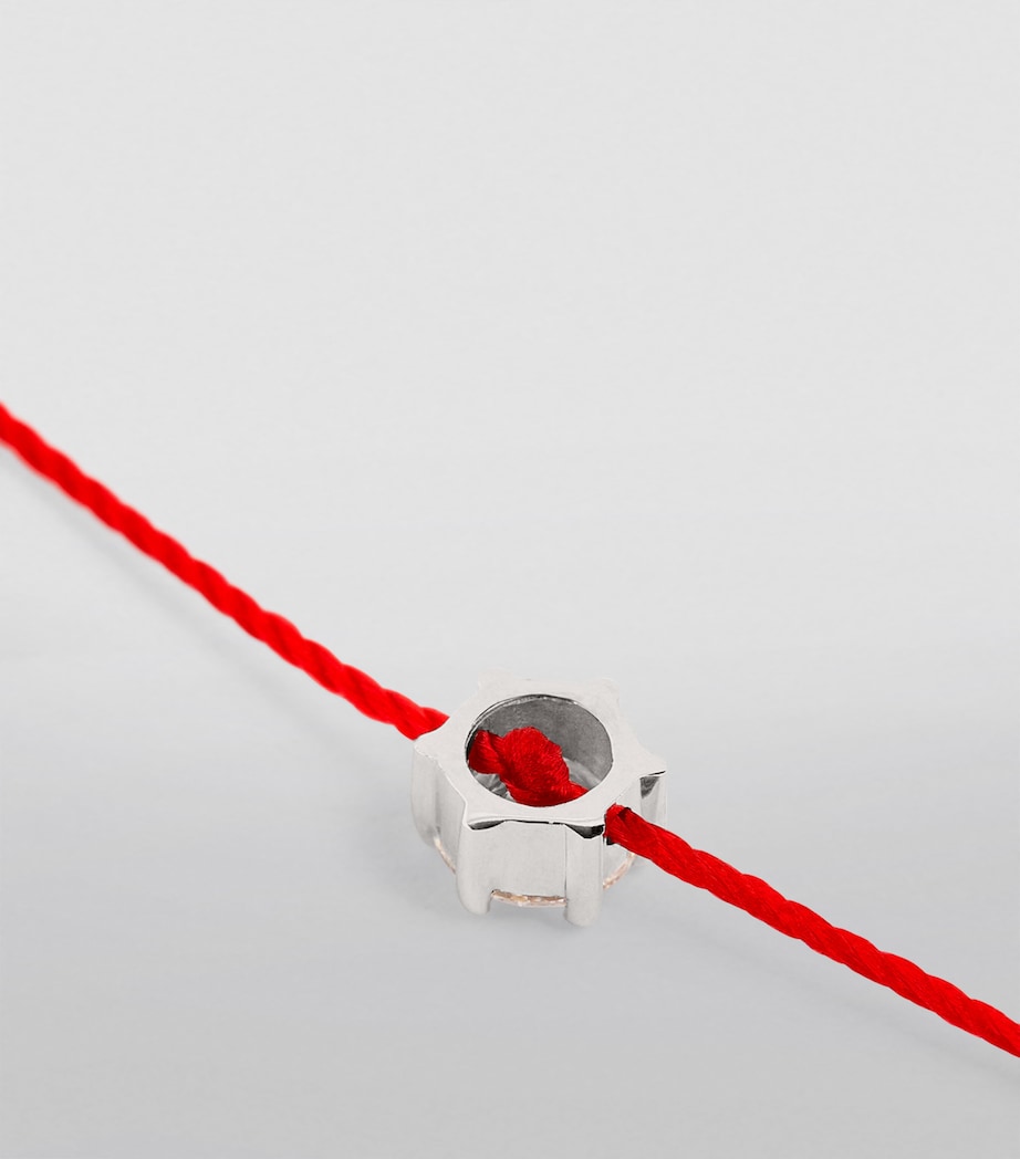 Redline White Gold and Diamond So Absolu Thread Bracelet