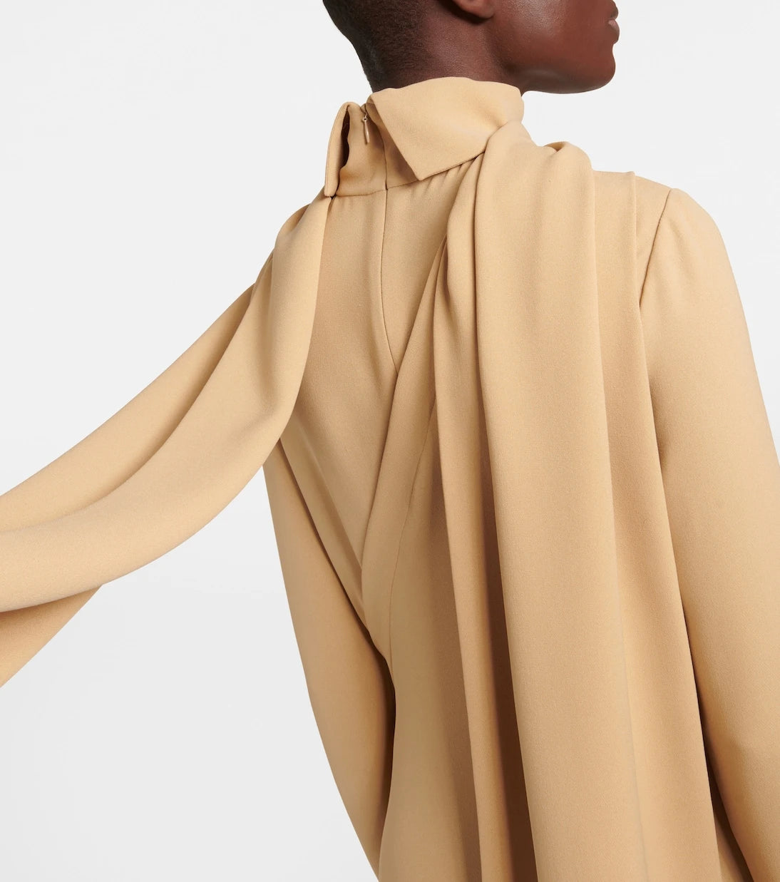 The Row - Pascal draped silk crêpe maxi dress