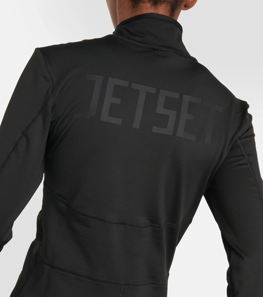 Jet Set - Ginger Halfzip slim top