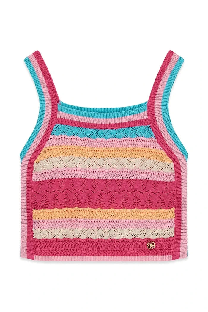 Guess çocuklar için pamuklu askılı bluz