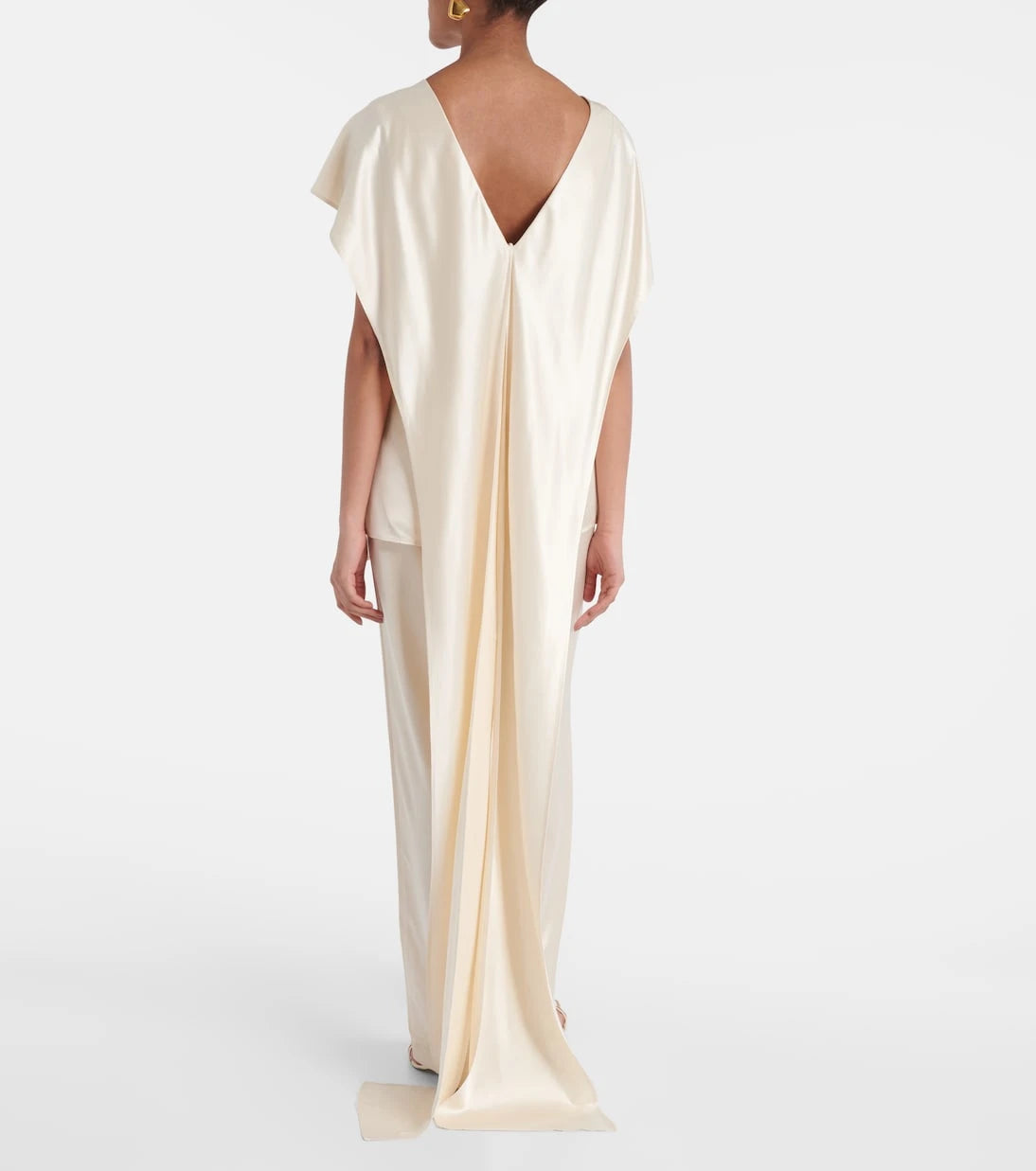 Tove - Sara caped satin top