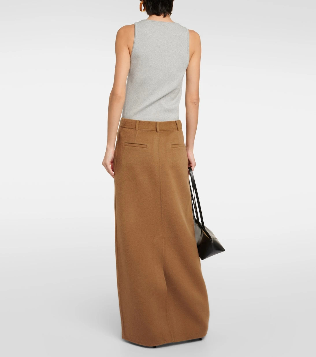 The Frankie Shop - Malvo wool-blend maxi skirt