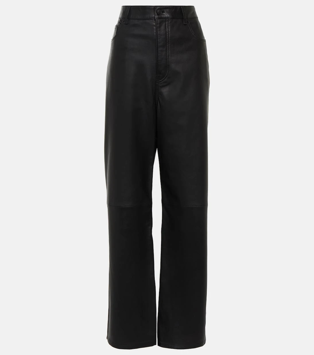 Wardrobe.NYC - High-rise leather wide-leg pants