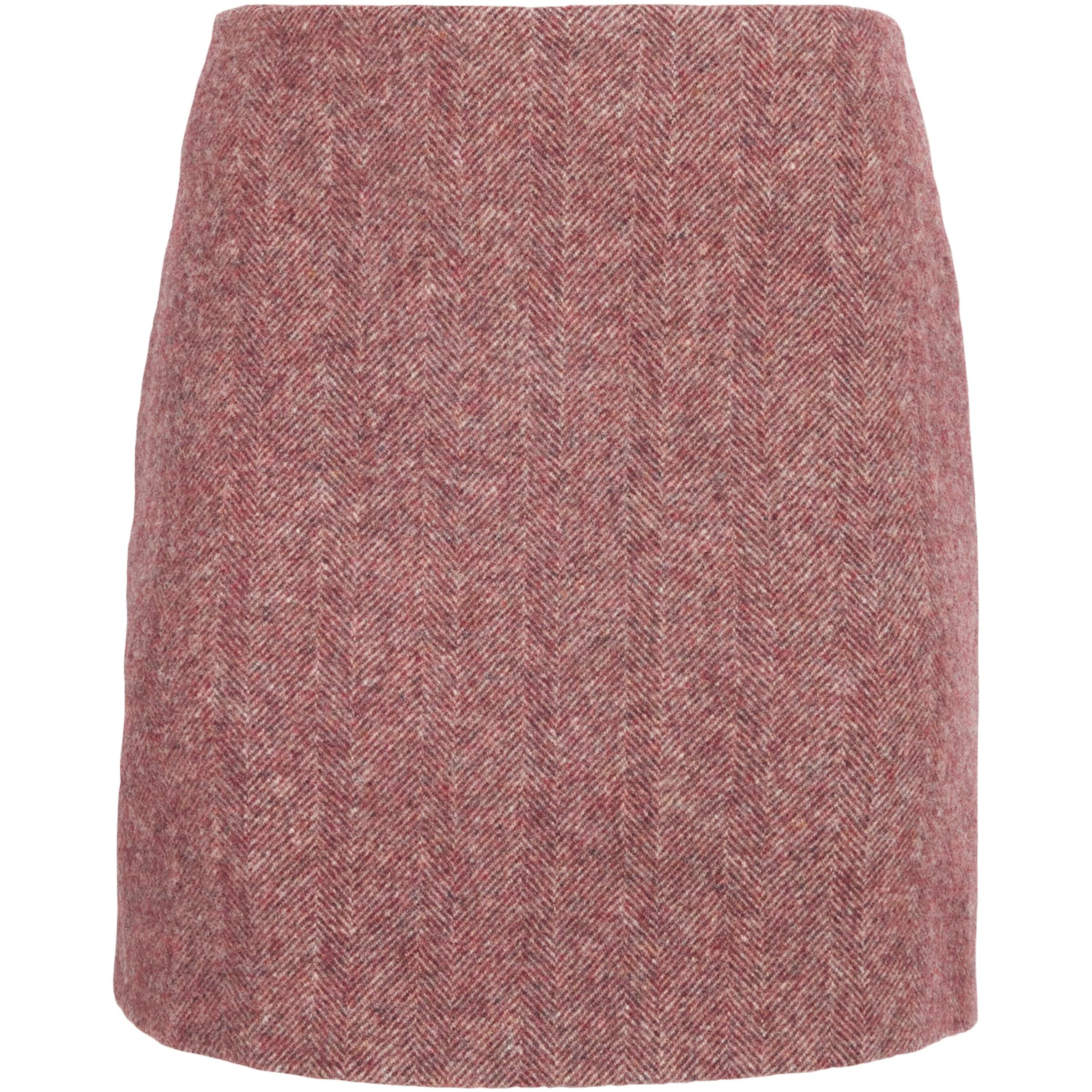 Pink Virgin Wool Coci Mini Skirt