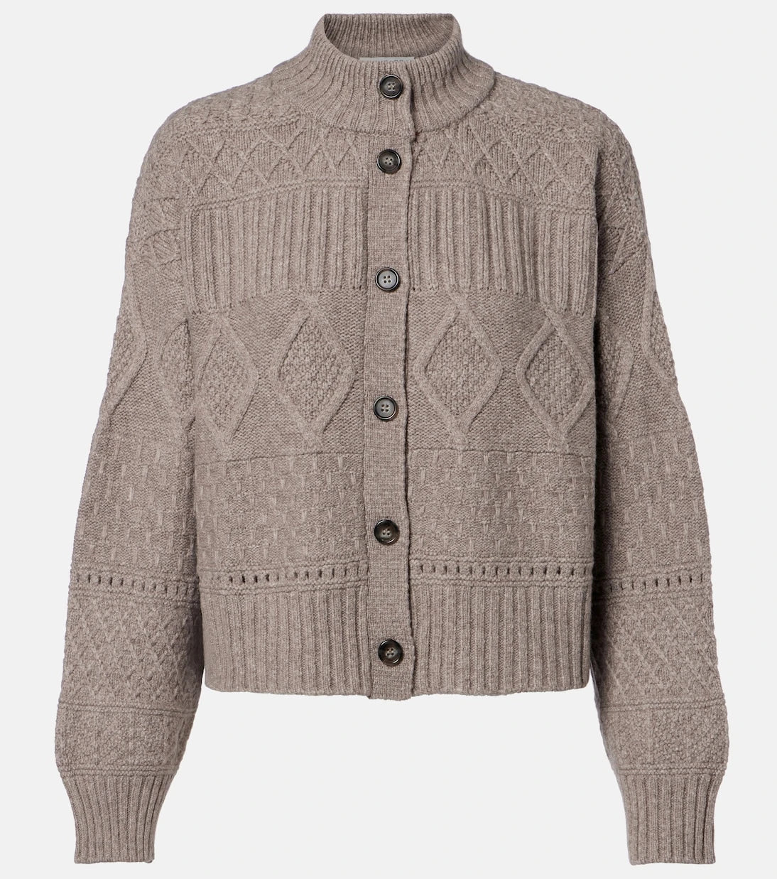 Altuzarra - Amory cable-knit wool-blend cardigan