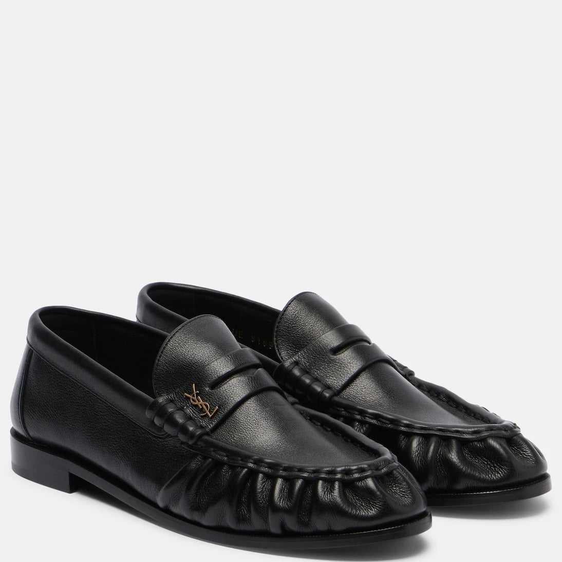 Saint Laurent - Le Loafer leather penny loafers