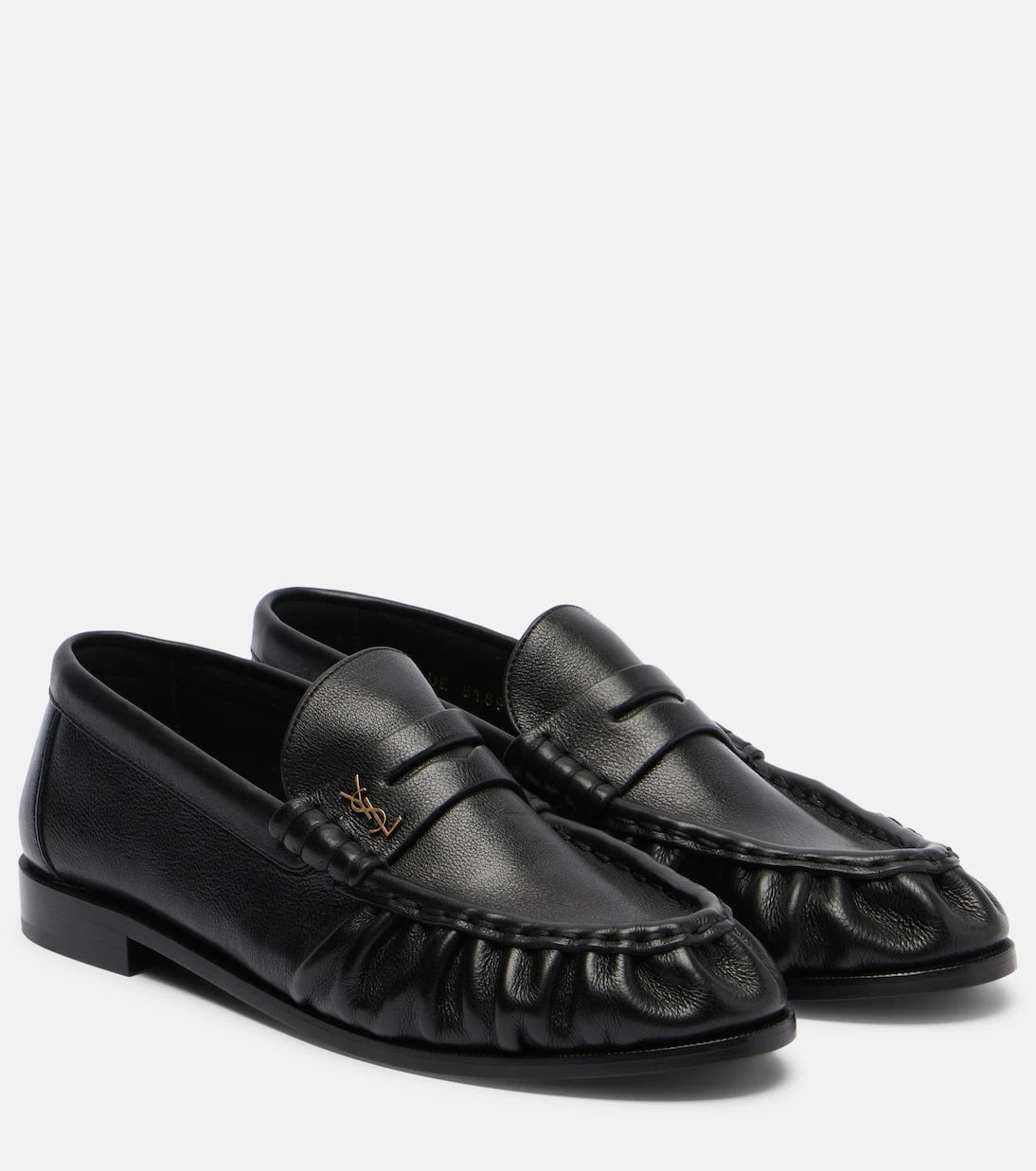 Saint Laurent - Le Loafer leather penny loafers