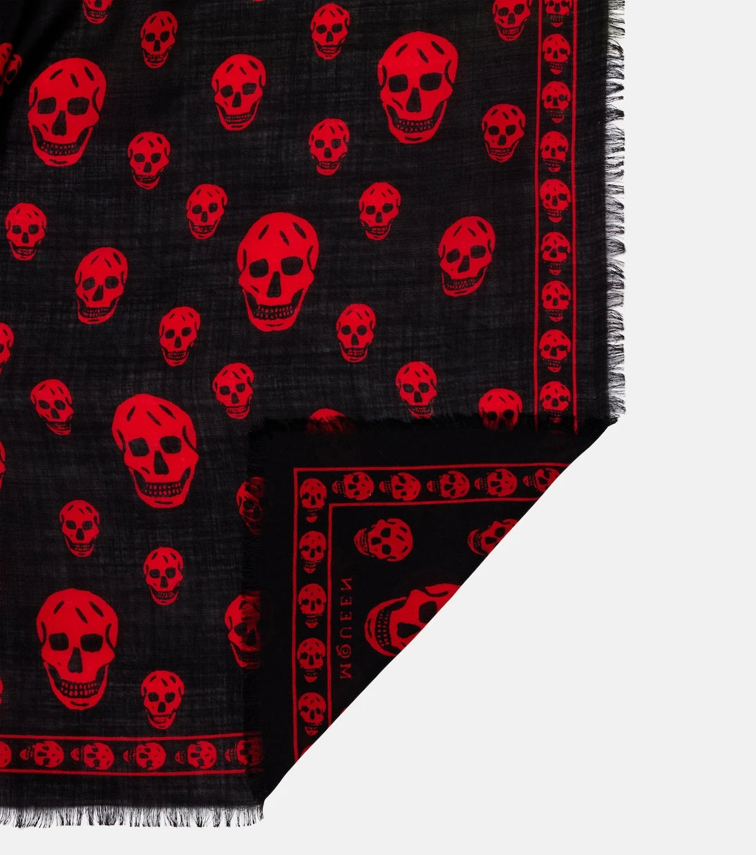 McQueen - Skull wool scarf