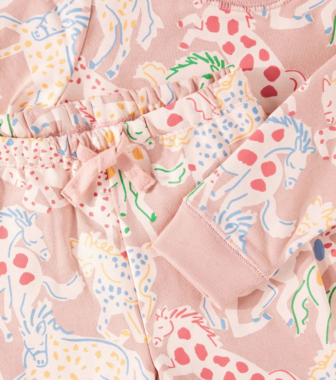 Stella McCartney Kids - بدلة رياضية قطنية مطبوعة للأطفال