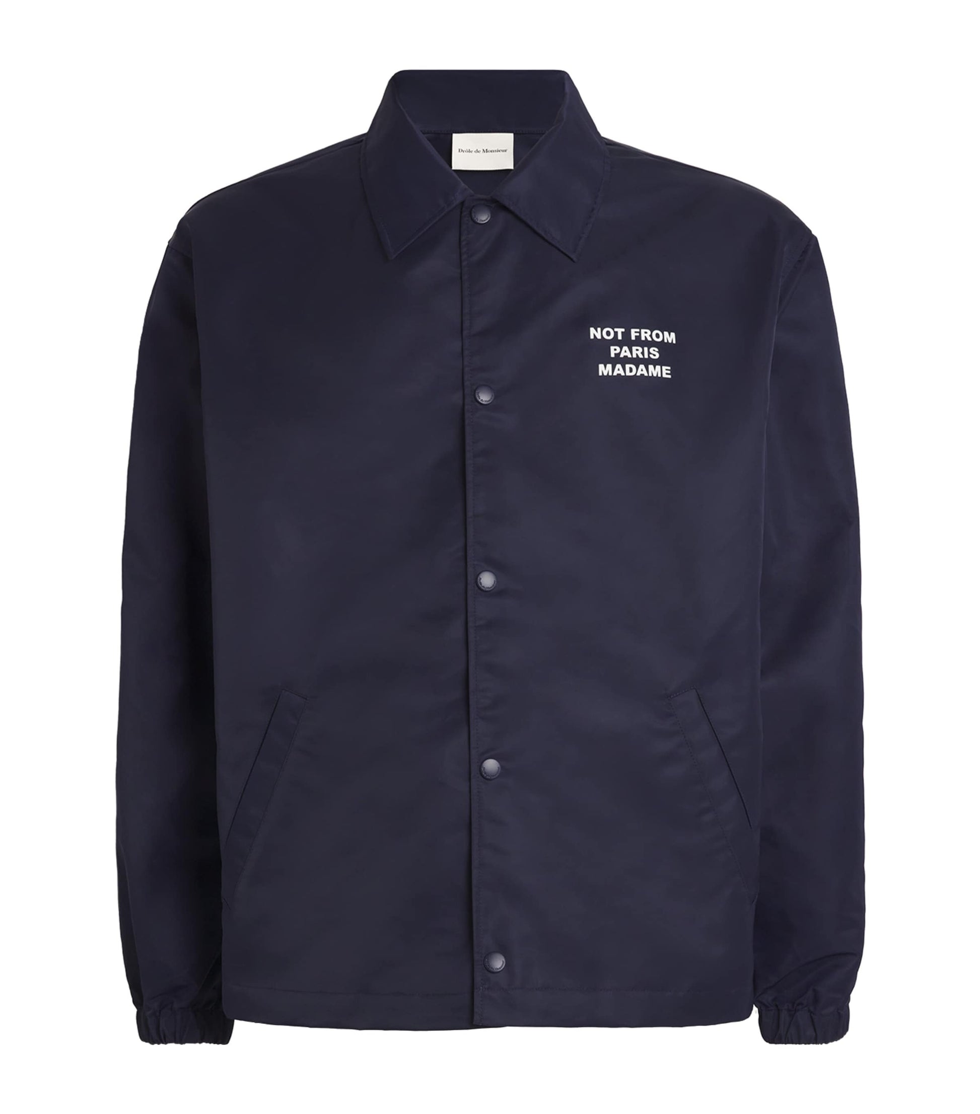 Drôle De Monsieur Navy Graphic Print Jacket