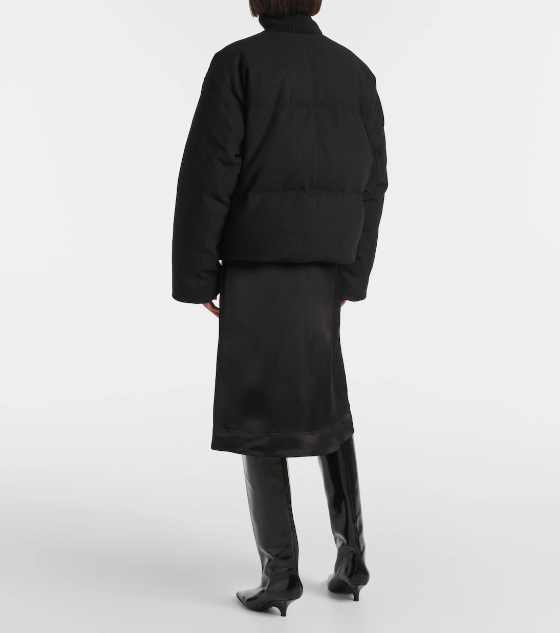Toteme - Wool-blend flannel down jacket