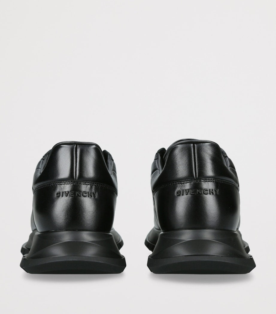 Padded Leather Sneakers