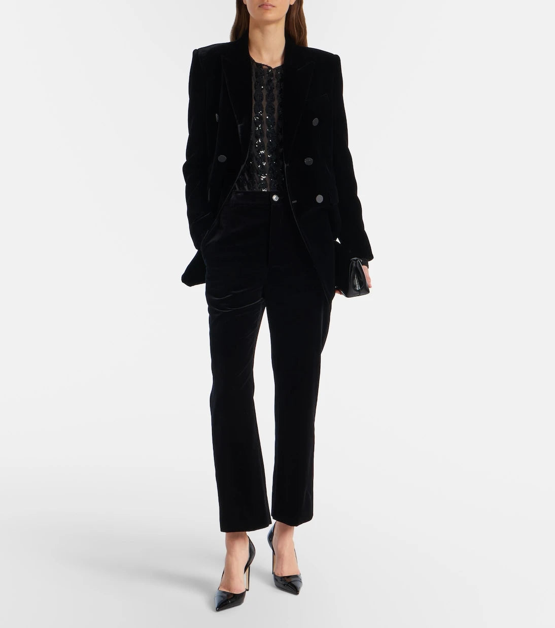 Polo Ralph Lauren - Sequined mesh and jersey bodysuit