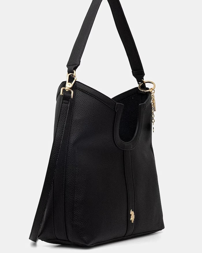 U.S. Polo Assn. чанта tote дамски от имитация на кожа LAWSON